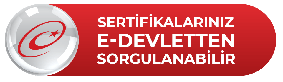 Üniversite ve E-Devlet Onaylı Sertifikalandırma